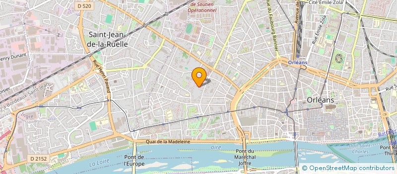 localisation de l'entreprise ESPOIR 21 à ORLEANS