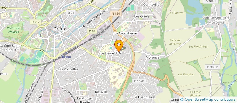localisation de l'entreprise ESPOIR à DREUX