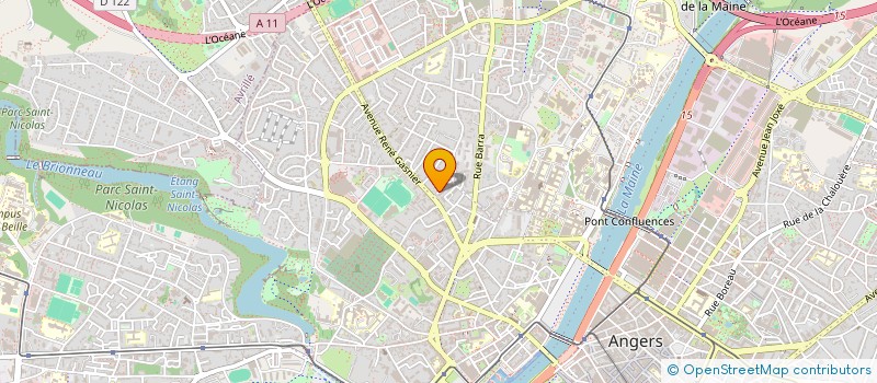 localisation de l'entreprise ESPOIR  ANGERS