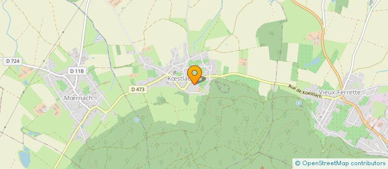 localisation de l'entreprise ESPOIR  KSTLACH