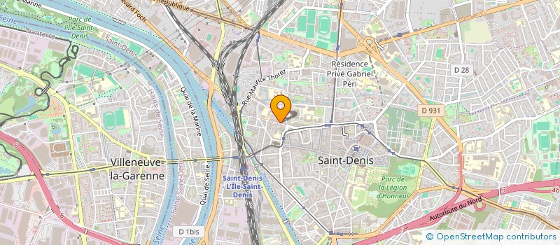 localisation de l'entreprise ESPOIR à SAINT-DENIS