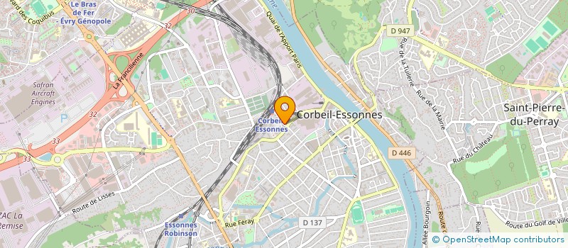 localisation de l'entreprise ESPOIR à CORBEIL-ESSONNES