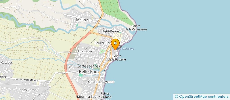localisation de l'entreprise ESPOIR à CAPESTERRE-BELLE-EAU