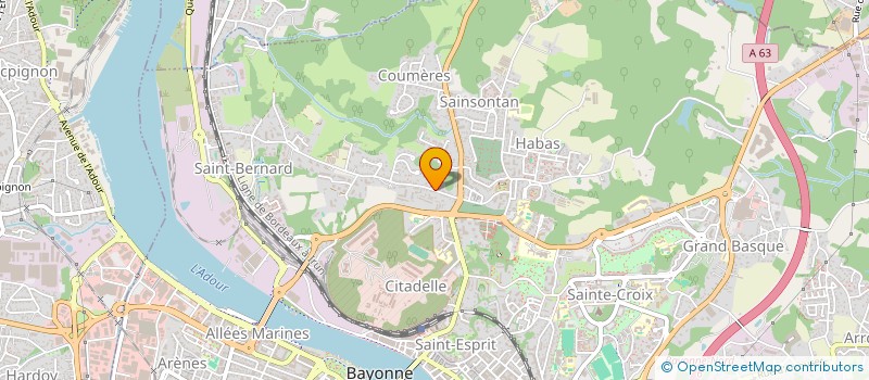 localisation de l'entreprise ESPOIR à BAYONNE