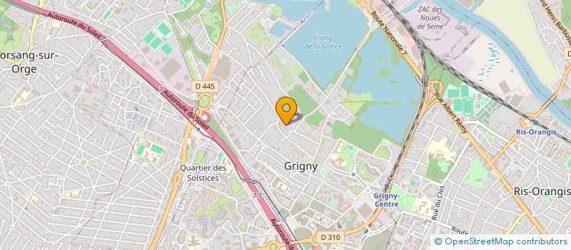 localisation de l'entreprise ESPOIR à GRIGNY