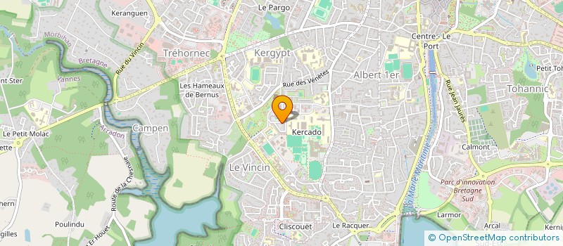 localisation de l'entreprise ESPOIR 56 à VANNES