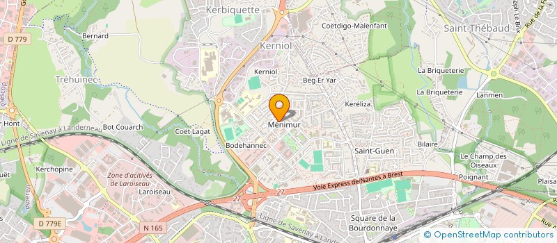 localisation de l'entreprise ESPOIR 56 à VANNES