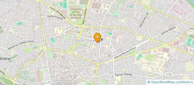 localisation de l'entreprise ESPOIR 64 à PAU