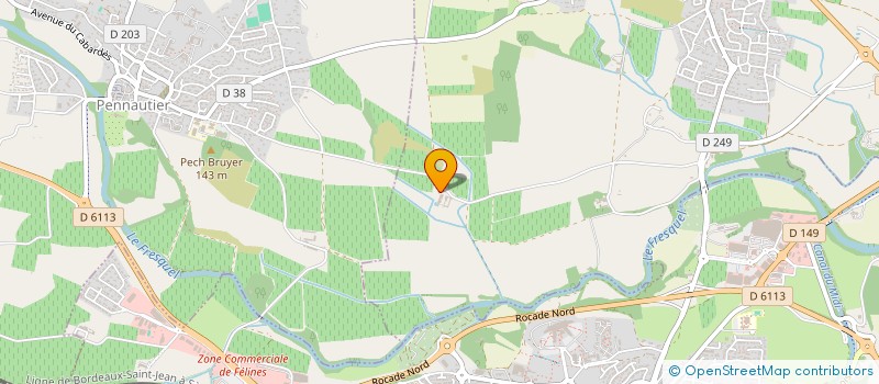 localisation de l'entreprise ESPOIR 70  VILLEMOUSTAUSSOU