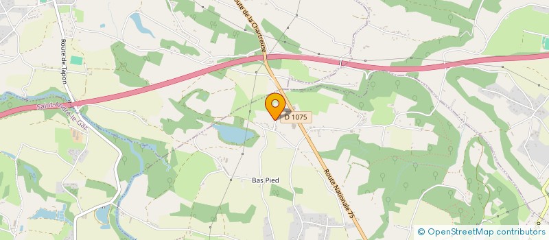 localisation de l'entreprise ESPOIR  LES ABRETS-EN-DAUPHINE