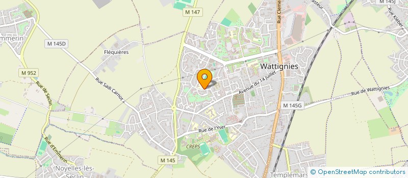 localisation de l'entreprise ESPOIR  WATTIGNIES