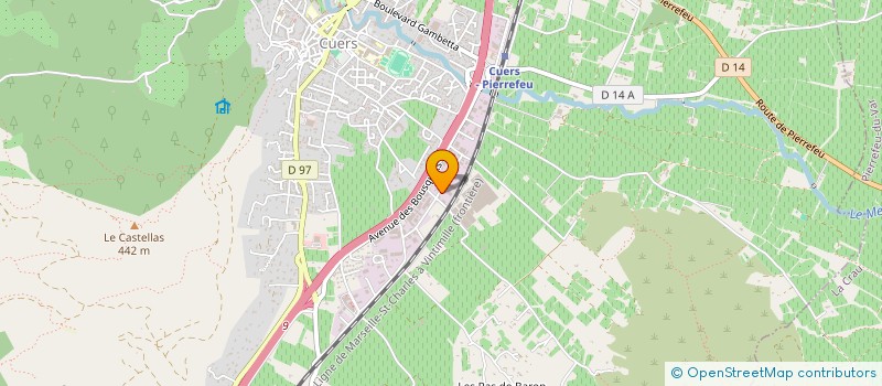 localisation de l'entreprise ESPOIR 83  CUERS