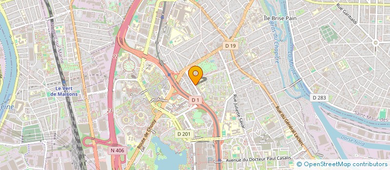 localisation de l'entreprise ESPOIR à CRETEIL