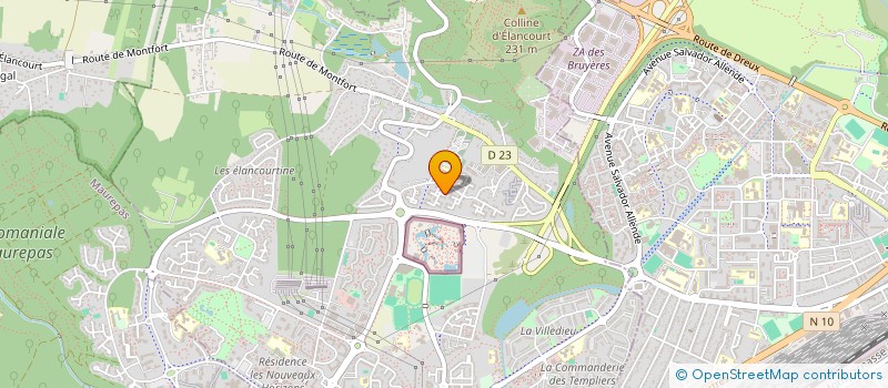 localisation de l'entreprise ESPOIR  ELANCOURT