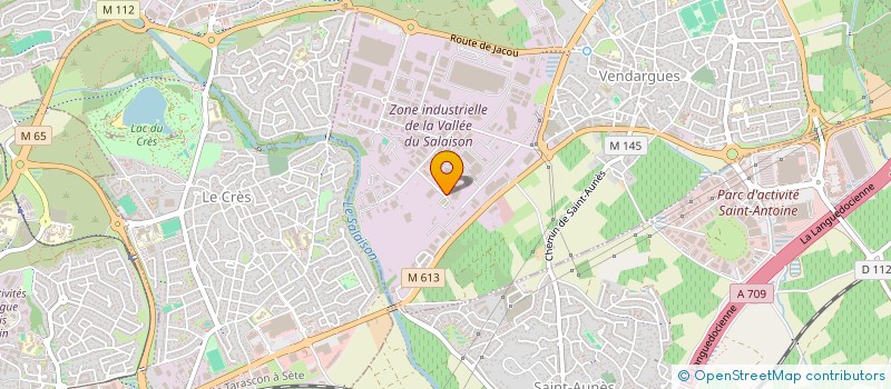 localisation de l'entreprise ESPOIR à VENDARGUES