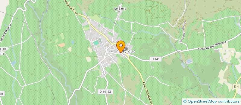 localisation de l'entreprise ESPOIR  MONTPEYROUX