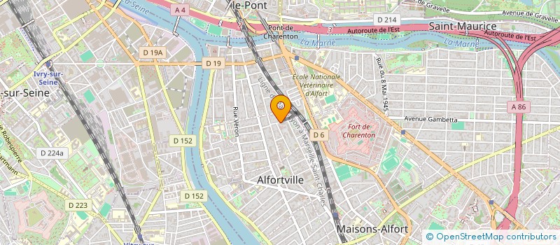 localisation de l'entreprise ESPOIR, AIDE A L'INITIATIVE AU DEVELOPPEMENT SANS FRONTIERES à ALFORTVILLE