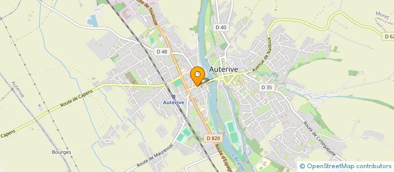 localisation de l'entreprise ESPOIR-AIDE PERSONNES AGEES,HANDICAPEES à AUTERIVE