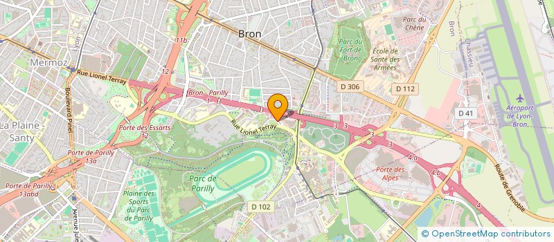 localisation de l'entreprise ESPOIR AMAUROSE DE LEBER à BRON