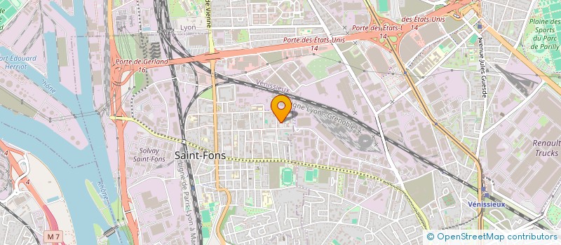 localisation de l'entreprise ESPOIR BAT  SAINT-FONS