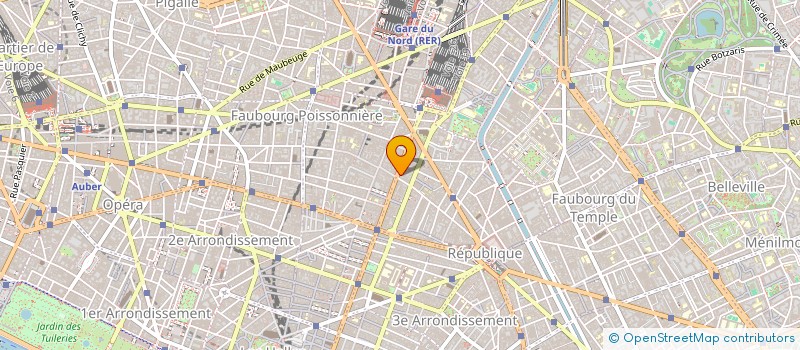 localisation de l'entreprise ESPOIR BEAUTE  PARIS