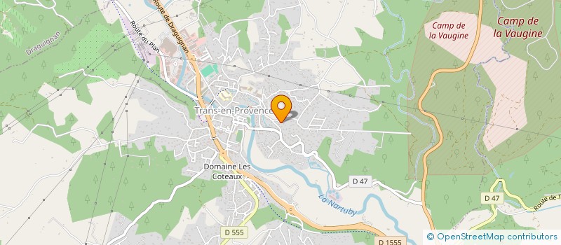 localisation de l'entreprise ESPOIR CANCER à TRANS-EN-PROVENCE