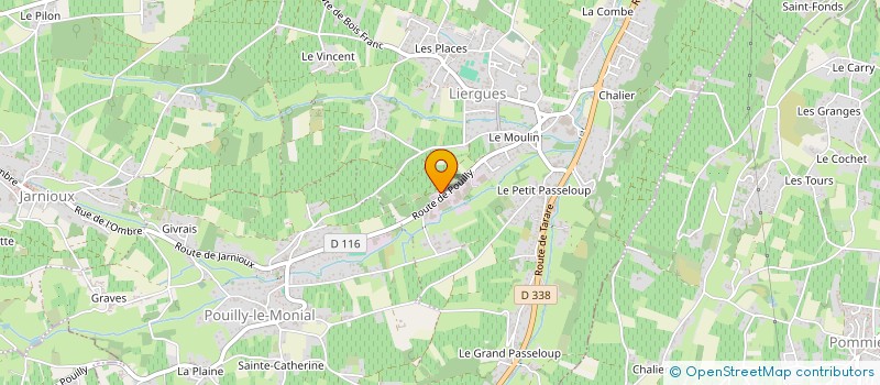 localisation de l'entreprise ESPOIR CHARCOT  PORTE DES PIERRES DOREES