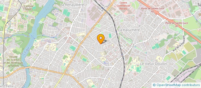 localisation de l'entreprise ESPOIR CONSTRUCTION à NANTES
