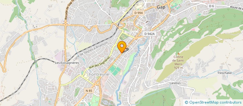 localisation de l'entreprise ESPOIR CYCLISME HAUTES ALPES à GAP