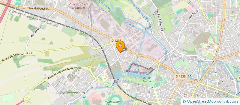 localisation de l'entreprise ESPOIR CYCLISTE AMIENS FBG DE HEM  AMIENS