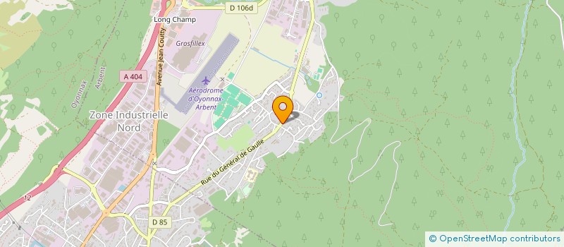localisation de l'entreprise ESPOIR CYCLISTE ARBENT MARCHON à ARBENT