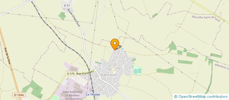 localisation de l'entreprise ESPOIR CYCLISTE ITANCOURTOIS  ITANCOURT