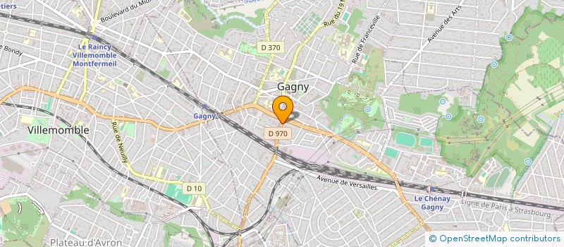 localisation de l'entreprise ESPOIR D'UN JOUR NOUVEAU à GAGNY