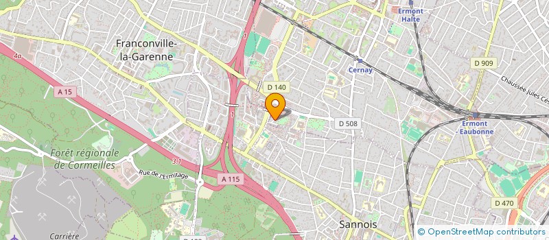 localisation de l'entreprise ESPOIR D'UN MONDE MEILLEUR à ERMONT