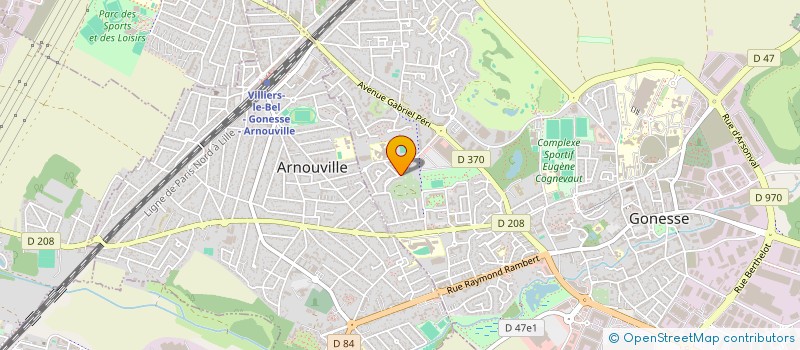 localisation de l'entreprise ESPOIR D'UN PARENT  GONESSE