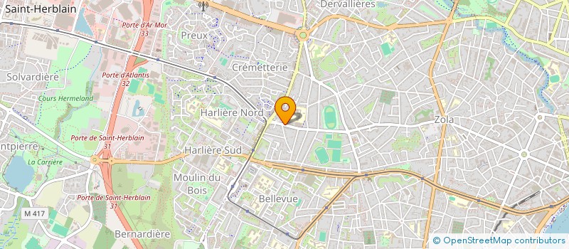 localisation de l'entreprise ESPOIR DE CHANTENAY à NANTES