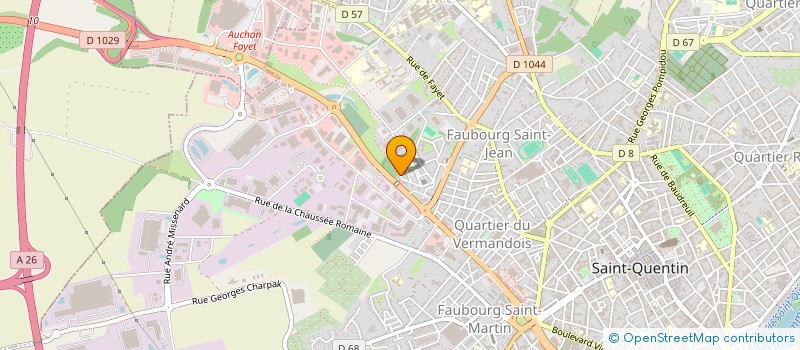 localisation de l'entreprise ESPOIR DE SAINT-QUENTIN à SAINT-QUENTIN