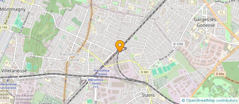 localisation de l'entreprise ESPOIR DE VIE DE LA JEUNESSE EN DIFFICULTE SOCIALE ET PROFESSIONNELLE à STAINS