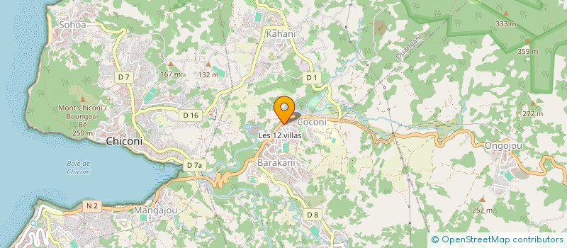 localisation de l'entreprise ESPOIR DES ENFANTS DE LA COMMUNE DE OUANGANI à OUANGANI