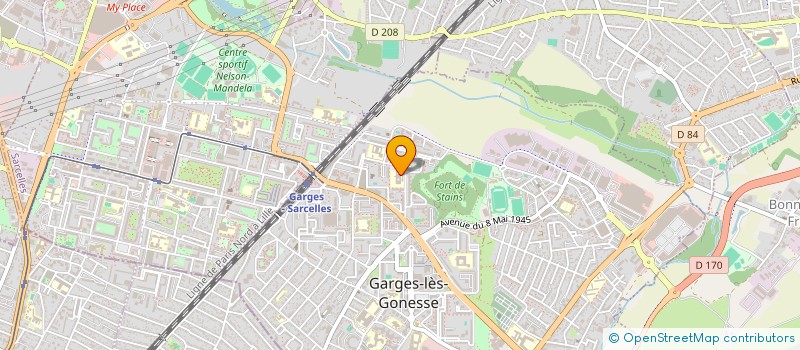 localisation de l'entreprise ESPOIR DES NATIONS à GARGES-LES-GONESSE