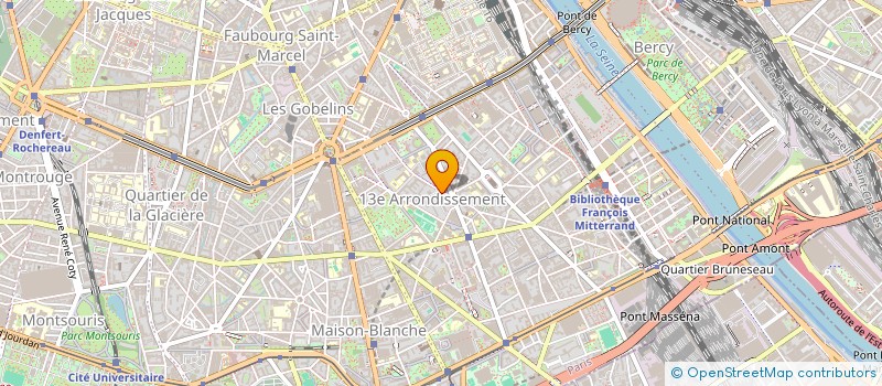 localisation de l'entreprise ESPOIR DU 13EME  PARIS