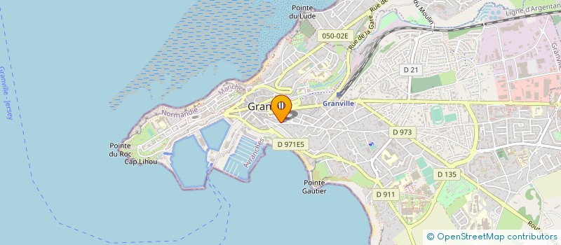 localisation de l'entreprise ESPOIR DU ROC à GRANVILLE