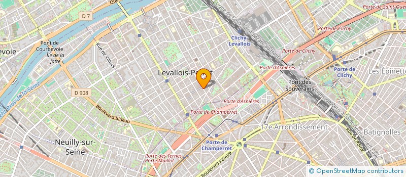 localisation de l'entreprise ESPOIR EN ROUTE à LEVALLOIS-PERRET