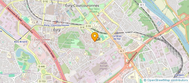 localisation de l'entreprise ESPOIR EN TOIT  RIS-ORANGIS