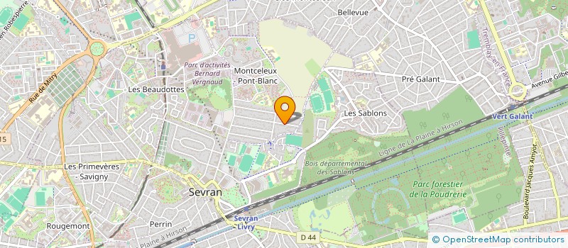 localisation de l'entreprise ESPOIR ET AVENIR à SEVRAN