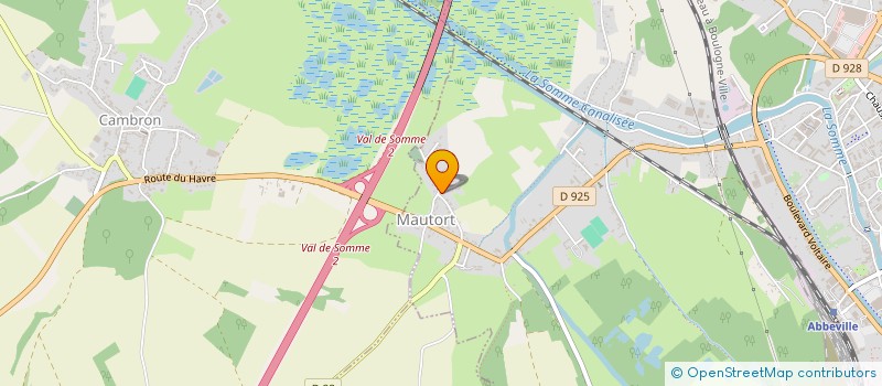localisation de l'entreprise ESPOIR ET ENVOL à ABBEVILLE