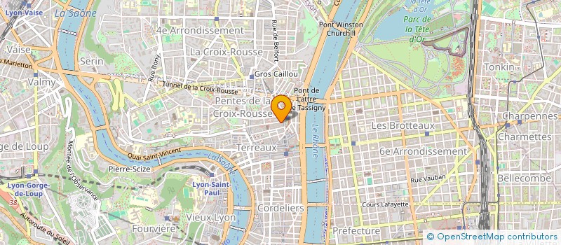 localisation de l'entreprise ESPOIR ET ESPRIT à LYON