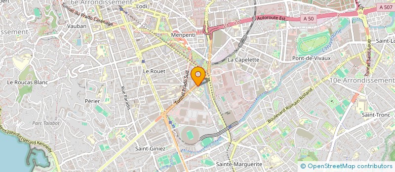 localisation de l'entreprise ESPOIR ET PERSPECTIVES  MARSEILLE