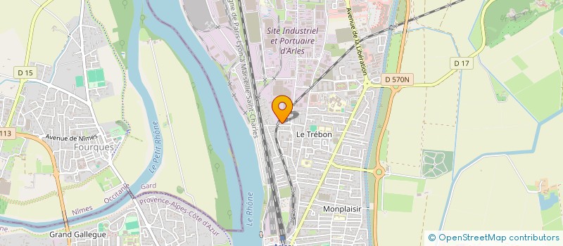 localisation de l'entreprise ESPOIR ET VIE à ARLES