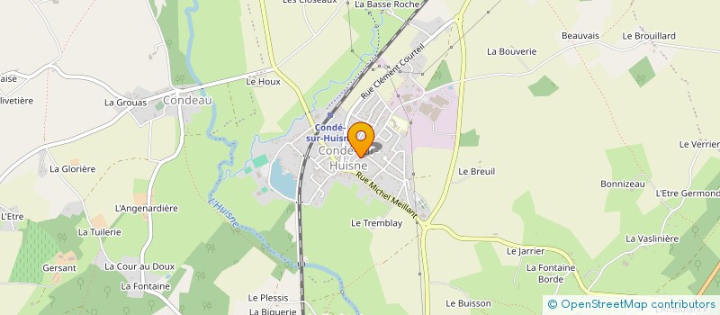 localisation de l'entreprise ESPOIR FOOTBALLL CLUB CONDEEN à SABLONS-SUR-HUISNE